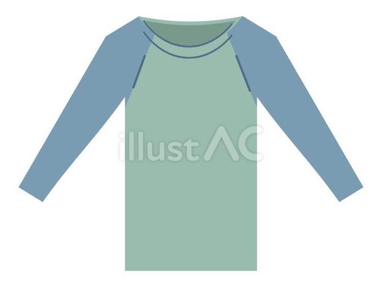 冬服の長袖Tシャツ 長袖,シャツ,tシャツのイラスト素材