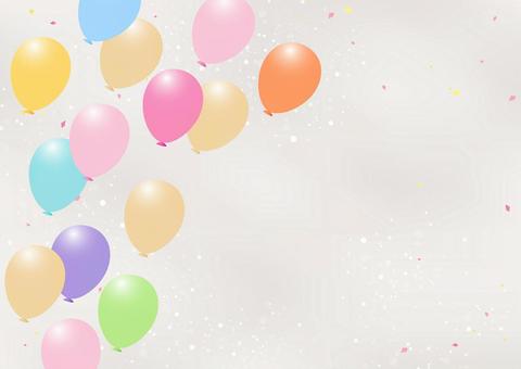 風船のバック 風船,オープン,セール,開店,イベント,キャンペーン,記念,にぎやか,誕生日,お祝いのイラスト素材