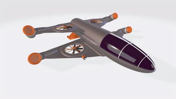 4ローター4ジェットパーソナルプレーン②