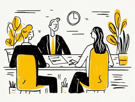 採用面接のビジネスシーン