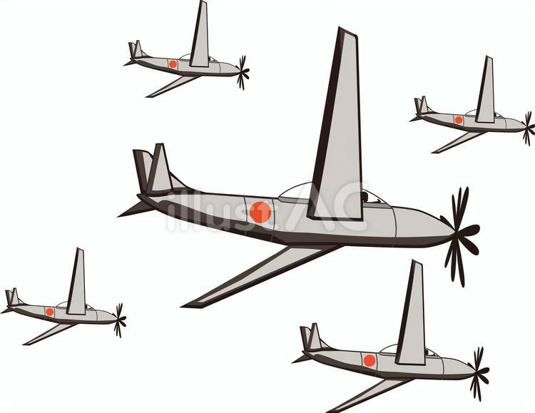 日本軍戦闘機　 戦闘機,日本軍,戦争のイラスト素材