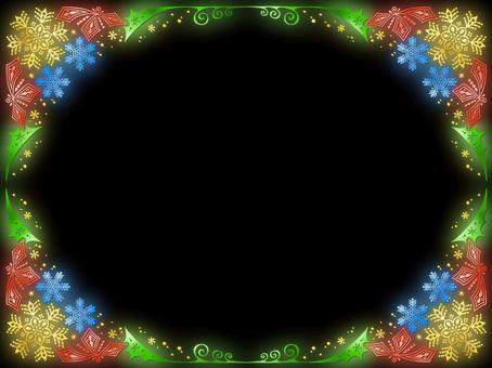 Glitter frame for Christmas, christmas, background, frame, JPG