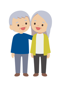 行動する人物 行動する人物 カップル,仲良し,共有,意気投合,共感,仲間,協力,結婚,おしどり夫婦,夫婦のイラスト素材