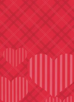 バレンタインのハート柄の背景素材 バレンタイン,背景,フレーム,飾り枠,ハート,グリーティングカード,バレンタイン背景,ストライプ,チェック柄,バレンタインデーのイラスト素材