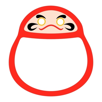 Daruma frame Eyeless Daruma, , JPG and PNG