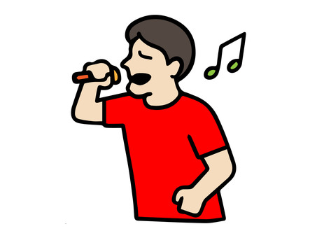 カラオケでノリまくって歌う人 カラオケでノリまくって歌う人 カラオケ,マイク,歌唱,歌う,ストレス発散,余暇,趣味,ノリノリ,リラックス,熱唱のイラスト素材