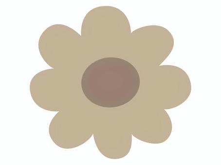 シンプルな花のイラスト
