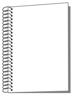 Simple memo pad (note), , JPG, PNG and AI