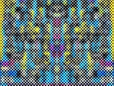 カラフルなハーフトーンの背景壁紙素材画像 ハーフトーン,カラフル,背景,壁紙,スクリーントーン,ドット,柄,テクスチャ,キュート,かわいいのイラスト素材
