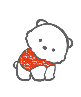 かわいい子犬のベクターイラスト 犬,子犬,かわいい,動物,ペット,子供,可愛い,キュート,愛らしい,素朴なのイラスト素材