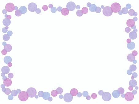 watercolor purple colorful frame, , JPG, PNG and AI