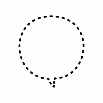 ふきだし　小声　内緒話