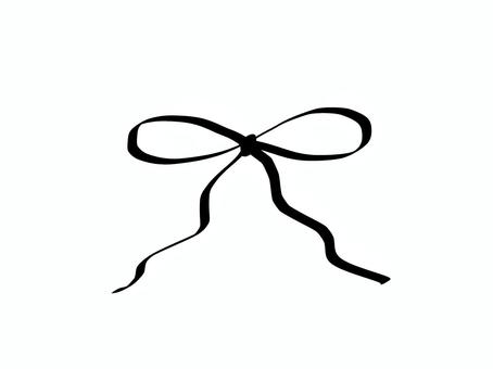 細い黒リボン リボン,黒,リボン結び,プレゼント,飾り,細い,ヘアアクセサリー,ネクタイ,コサージュ,ブローチのイラスト素材