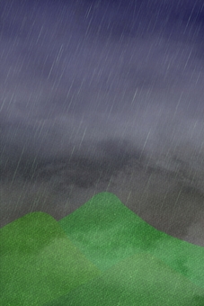 夜の空と薄雲と雨 縦 夜,雨,背景,山,自然,夜空,雨雲,雨模様,薄雲,天気のイラスト素材