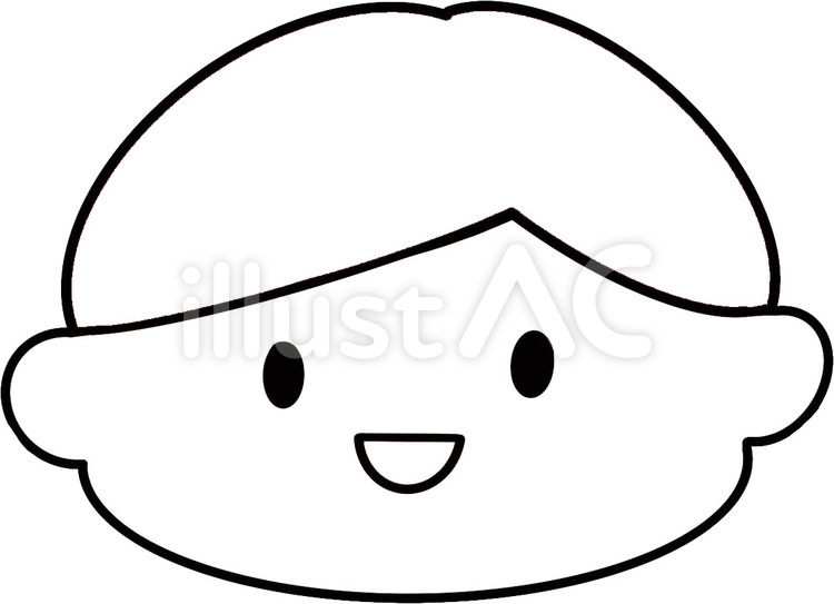 男の子 男の子,顔,人物のイラスト素材