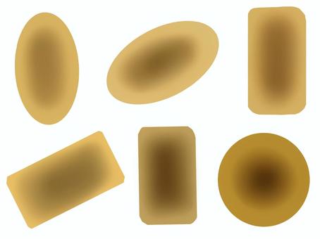 マドレーヌとフィナンシェのイラスト マドレーヌ,フィナンシェ,食べ物,イラスト,手描き,セットのイラスト素材