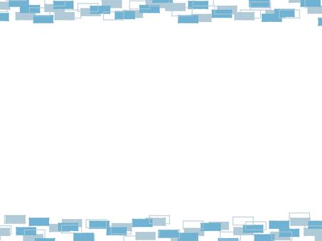 上下にレンガなフレーム１ 背景,フレーム,飾り枠,あしらい,シンプル,爽やか,タイル,レンガ,ライン,ラフのイラスト素材