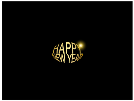 金文字／楕円形（編集可） 金文字,フォント,新年,楕円形,ゴールド,テキスト,タイトル,happynewyear,編集可のイラスト素材