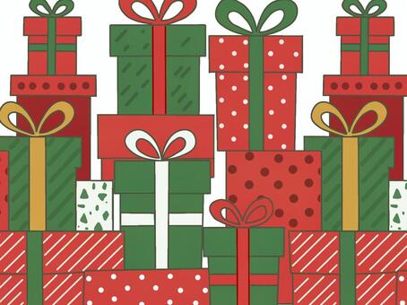 たくさんのプレゼント〜全体〜 プレゼント,贈り物,嬉しい,ハッピー,イラスト,透過,箱,ボックス,box,リボンのイラスト素材