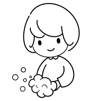 Illustration, hand wash, children, kids, 