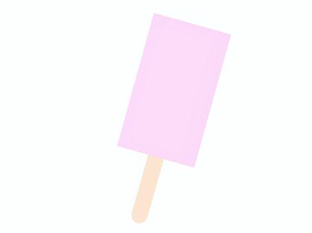アイスキャンディー　いちご味　主線なし スイーツ,食べ物,アイス,夏,アイスキャンディー,冷たい,ひんやり,氷菓,イラスト,挿絵のイラスト素材
