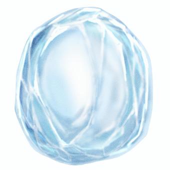 凍るまたは氷魔法の効果１部半透明 凍る,冷凍,凍りつく,凍結,氷結,カチンコチン,氷,効果,演出,エフェクトのイラスト素材