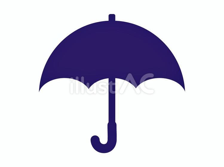 傘のアイコン（雨マーク） 傘,アイコン,シルエットのイラスト素材