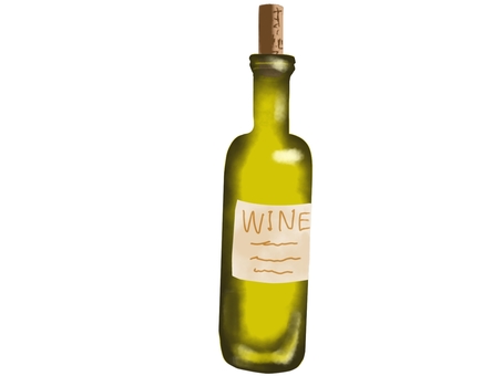 White wine bottle, wine, white wine, grape, JPG and PNG