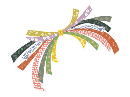 和柄のリボン