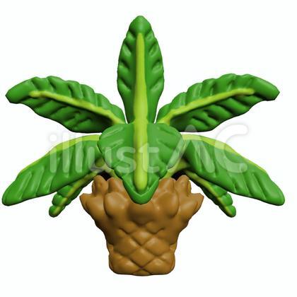 デフォルメ 恐竜時代の植物 ソテツ CG
