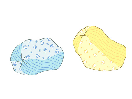 昔ながらのお手玉遊び~俵型~ 昔ながらのお手玉遊び~俵型~ お手玉,おもちゃ,玩具,懐かしい,伝統文化,日本,和,伝統,花柄,縞模様のイラスト素材