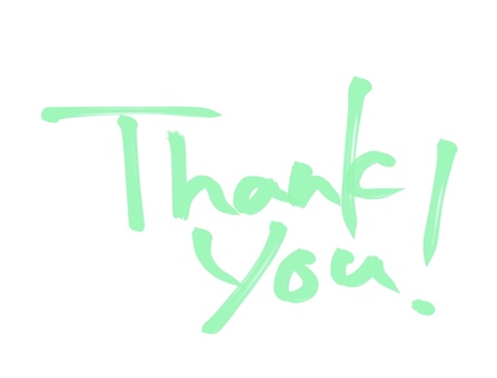 Thank you handwritten illustration, JPG and PNG Thank you handwritten illustration, thankyou, thank you, green, JPG and PNG
