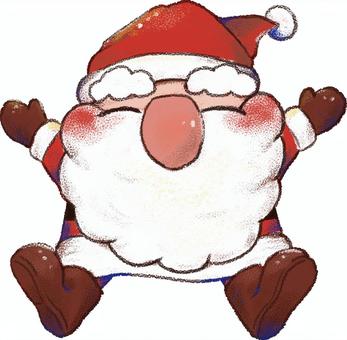 Illustration, santa, christmas, tiny, JPG and PNG