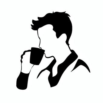 Illustration, icon, simple, male, 