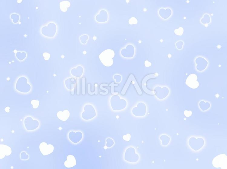 かわいい青のハート背景 ハート,かわいい,パターンのイラスト素材