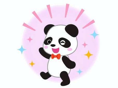 客寄せパンダ パンダ,客寄せパンダ,客寄せ,スター,人気,動物,集客,人寄せ,話題性,魅力のイラスト素材