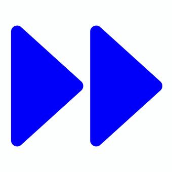Illustration, arrow, blue, fast forward, 