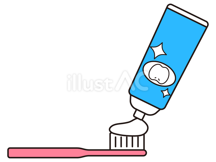 歯磨き 歯磨き,歯磨き粉,ペーストのイラスト素材