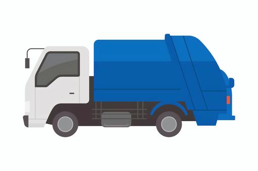 ゴミ収集車,自動車 ゴミ収集車,シンプル,フラット,アイコン,自動車,ベクター,乗り物,車,運転,横向きのイラスト素材