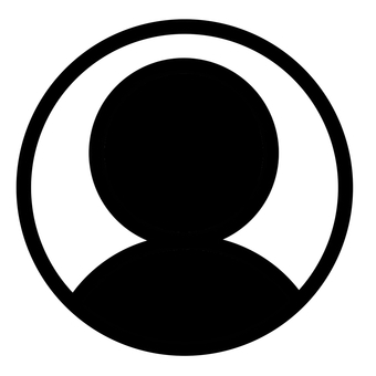 人物アイコン　黒 人物,アイコン,黒のイラスト素材