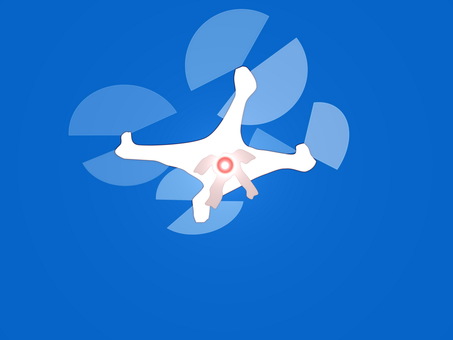 青空のドローン ドローン,無人飛行機,青空,飛行,超軽量動力機,ラジコン,無線機,空,プロペラ,壁紙のイラスト素材