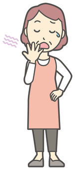  エプロンおばちゃん-050-全身