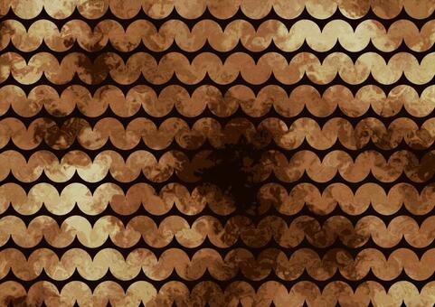 茶色系のマーブル円形鱗パターン マーブル,パターン,テクスチャ,円形,鱗,半円,幾何学,繰り返し,背景,茶色のイラスト素材