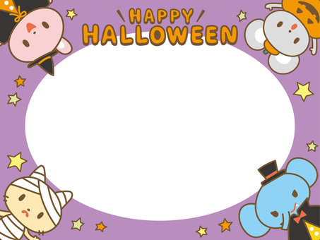 ハッピーハロウィンフレーム3
