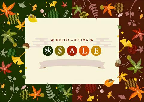 autumn leaves sale background, , JPG and AI