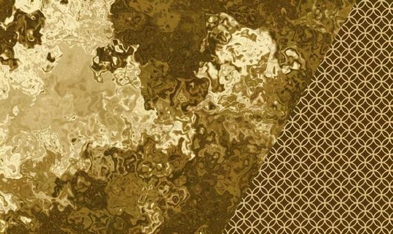 マーブル和柄のゴールド背景素材 マーブル和柄のゴールド背景素材 マーブル,背景,流体,リキッド,和柄,ゴールド,金,七宝,デザイン,抽象的のイラスト素材