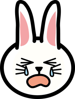 Crying rabbit, JPG, PNG and AI Crying rabbit, rabbit, animal, face, JPG, PNG and AI