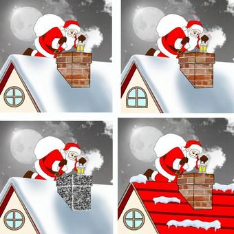 【スリーヒントクイズ】サンタと煙突④ 【スリーヒントクイズ】サンタと煙突④ クリスマス,サンタ,煙突,雪,スリーヒント,ワーキングメモリー,教材,教育,療育,リハビリのイラスト素材