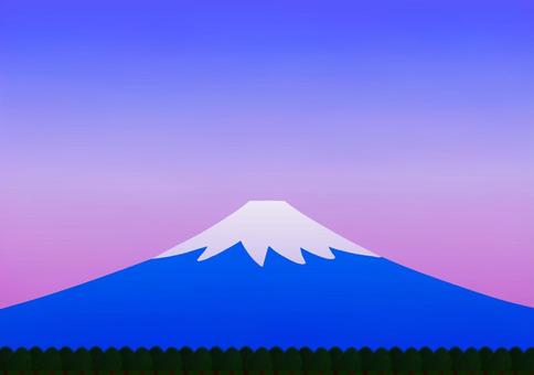 森林・森と富士山とビーナスベルトの風景 森林・森と富士山とビーナスベルトの風景 森林,木,森,富士山,山,日本,風景,ビーナスベルト,夕景,自然のイラスト素材