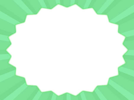 グリーン放射フレーム背景 グリーン放射フレーム背景 背景,フレーム,集中線,グリーン,ミント,放射状,ライン,白抜き,デザイン,素材のイラスト素材